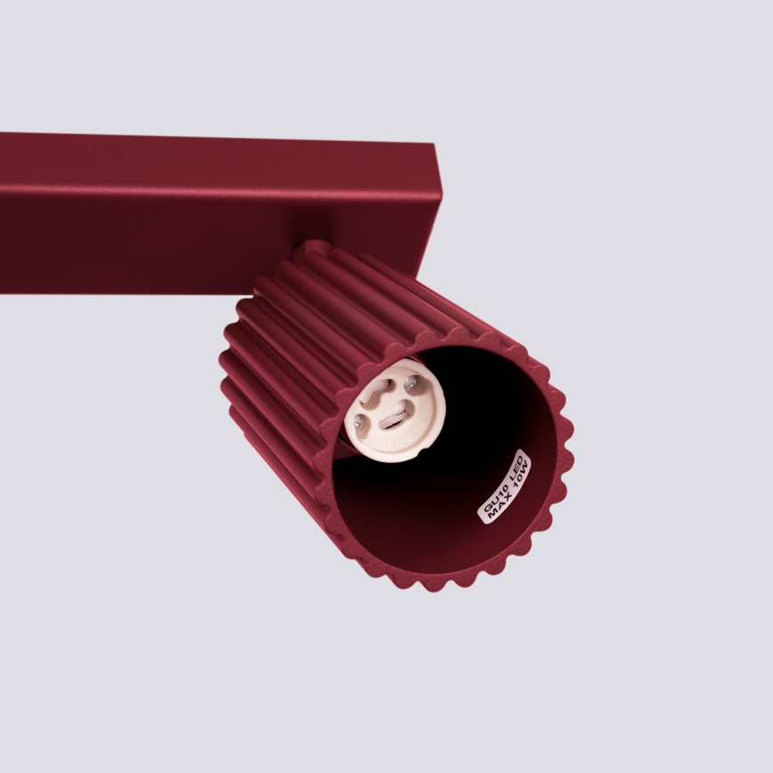 Brilagi - LED bodové svietidlo CRESTO 2xGU10/10W/230V burgundové