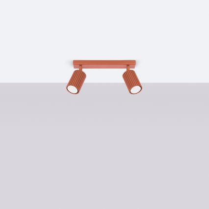 Brilagi - LED Bodové svietidlo CRESTO 2xGU10/10W/230V červené