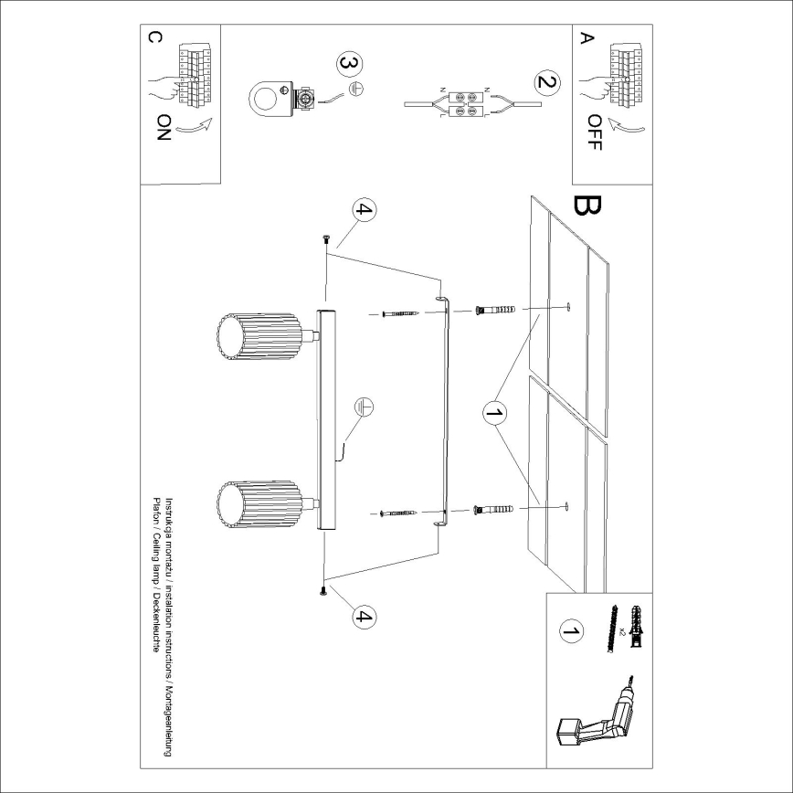 Brilagi - LED Bodové svietidlo CRESTO 2xGU10/10W/230V červené