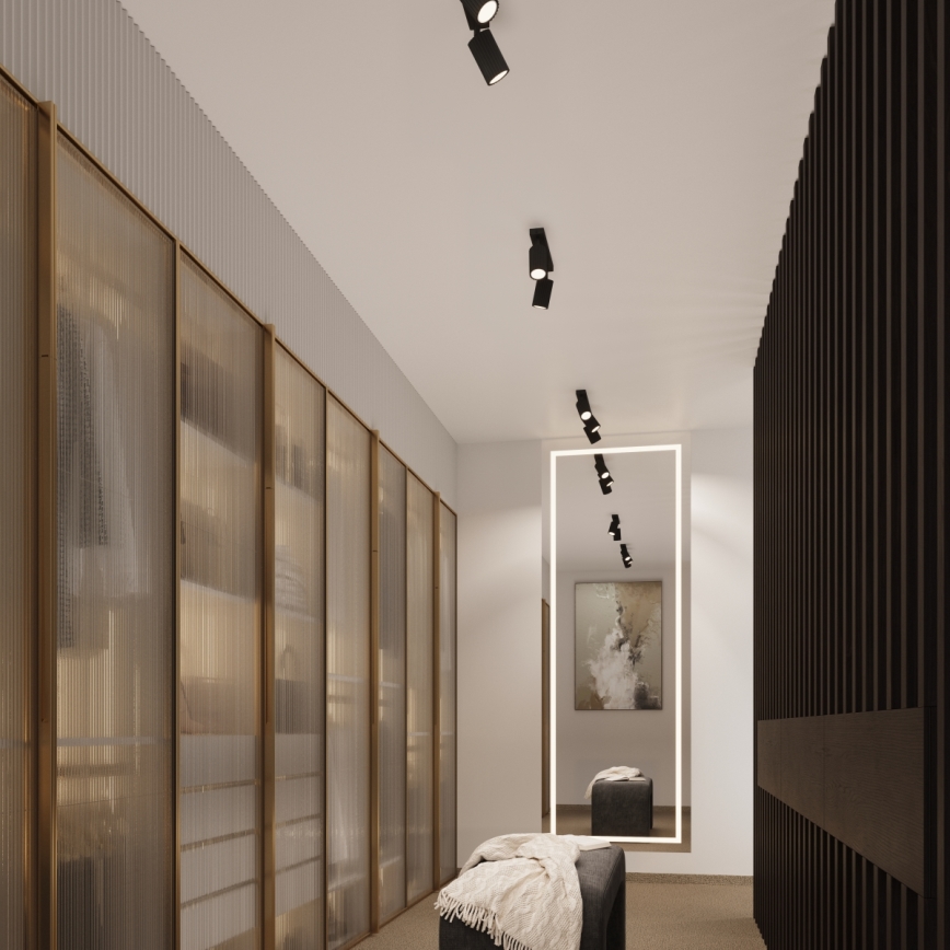 Brilagi - LED bodové svietidlo CRESTO 2xGU10/10W/230V čierne