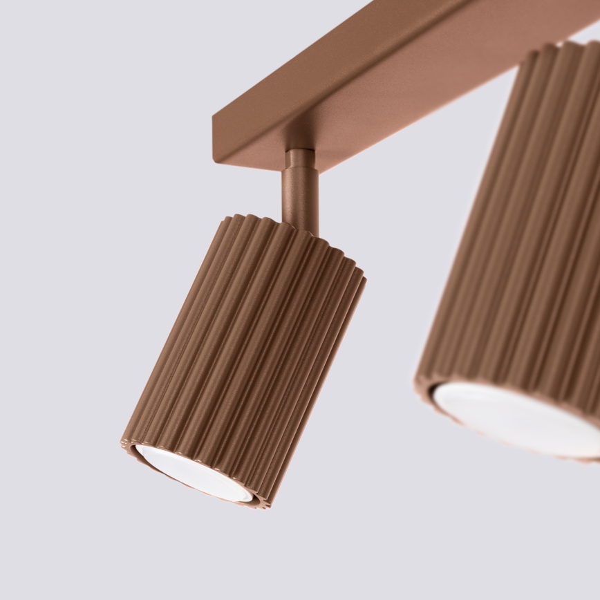 Brilagi - LED bodové svietidlo CRESTO 2xGU10/10W/230V hnedé