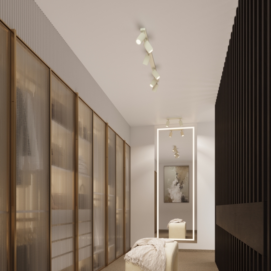 Brilagi - LED bodové svietidlo CRESTO 2xGU10/10W/230V krémové