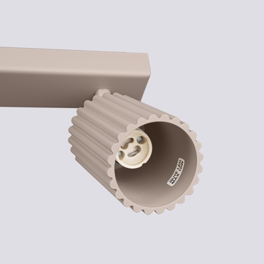 Brilagi - LED bodové svietidlo CRESTO 2xGU10/10W/230V šedohnedé