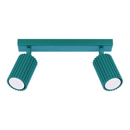 Brilagi - LED bodové svietidlo CRESTO 2xGU10/10W/230V tyrkysové