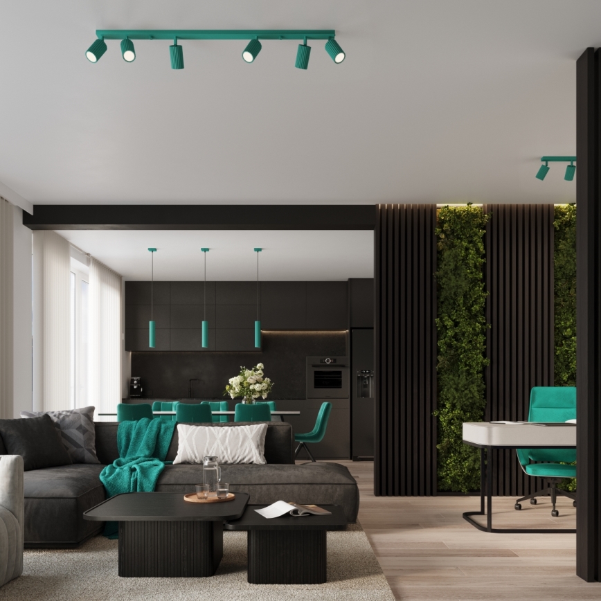 Brilagi - LED bodové svietidlo CRESTO 2xGU10/10W/230V tyrkysové