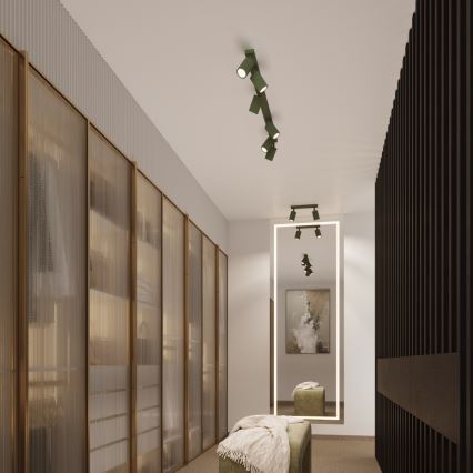 Brilagi - LED bodové svietidlo CRESTO 2xGU10/10W/230V zelené