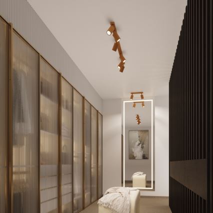 Brilagi - LED bodové svietidlo CRESTO 2xGU10/10W/230V zlaté