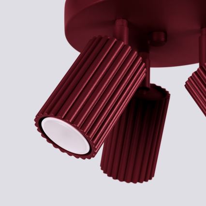 Brilagi - LED bodové svietidlo CRESTO 3xGU10/10W/230V bordové