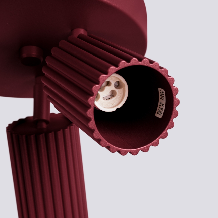 Brilagi - LED bodové svietidlo CRESTO 3xGU10/10W/230V bordové