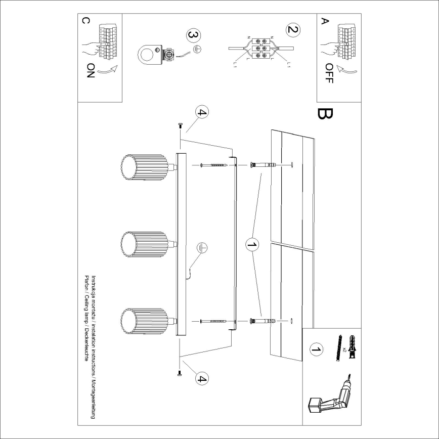 Brilagi - LED Bodové svietidlo CRESTO 3xGU10/10W/230V hnedé