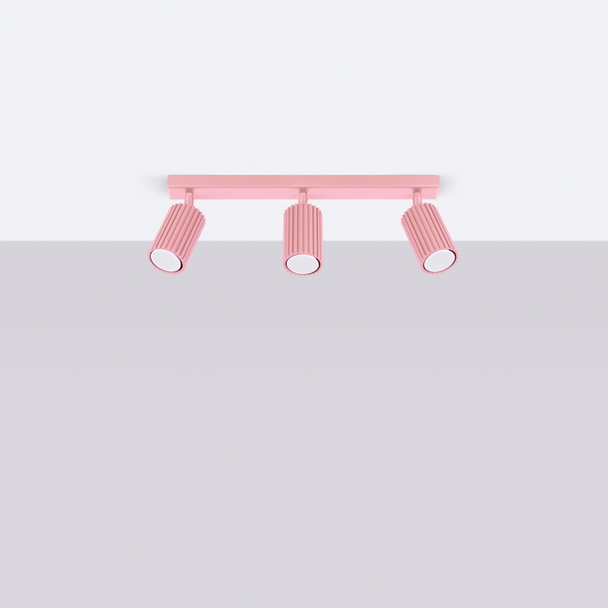 Brilagi - LED bodové svietidlo CRESTO 3xGU10/10W/230V ružové