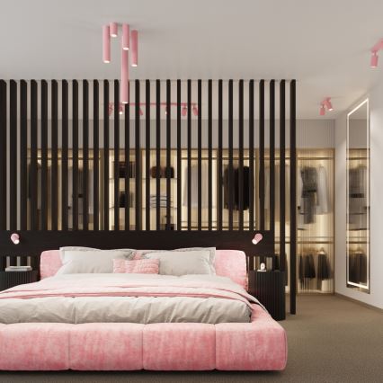 Brilagi - LED bodové svietidlo CRESTO 3xGU10/10W/230V ružové