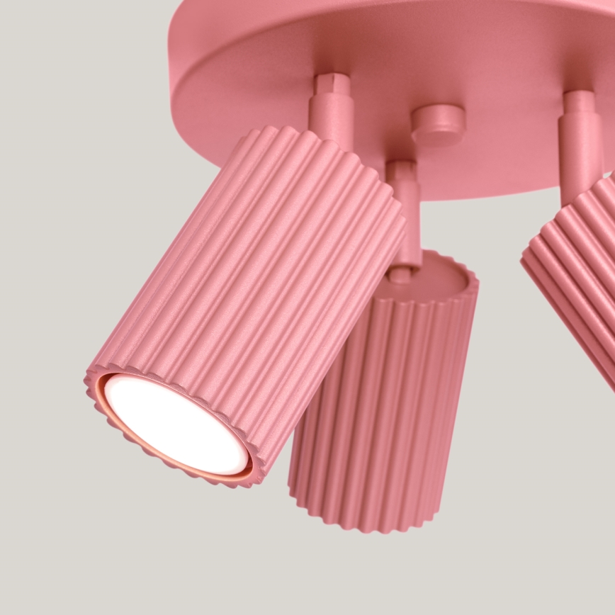 Brilagi - LED bodové svietidlo CRESTO 3xGU10/10W/230V ružové