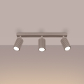 Brilagi - LED bodové svietidlo CRESTO 3xGU10/10W/230V taupe