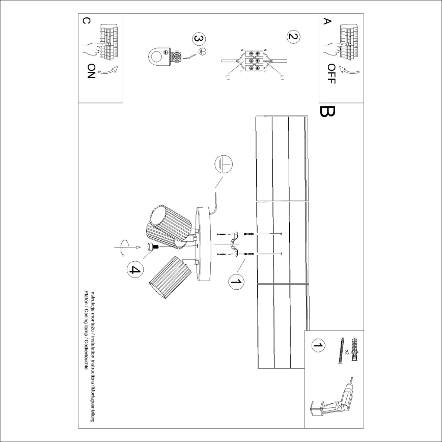 Brilagi - LED bodové svietidlo CRESTO 3xGU10/10W/230V tyrkysové