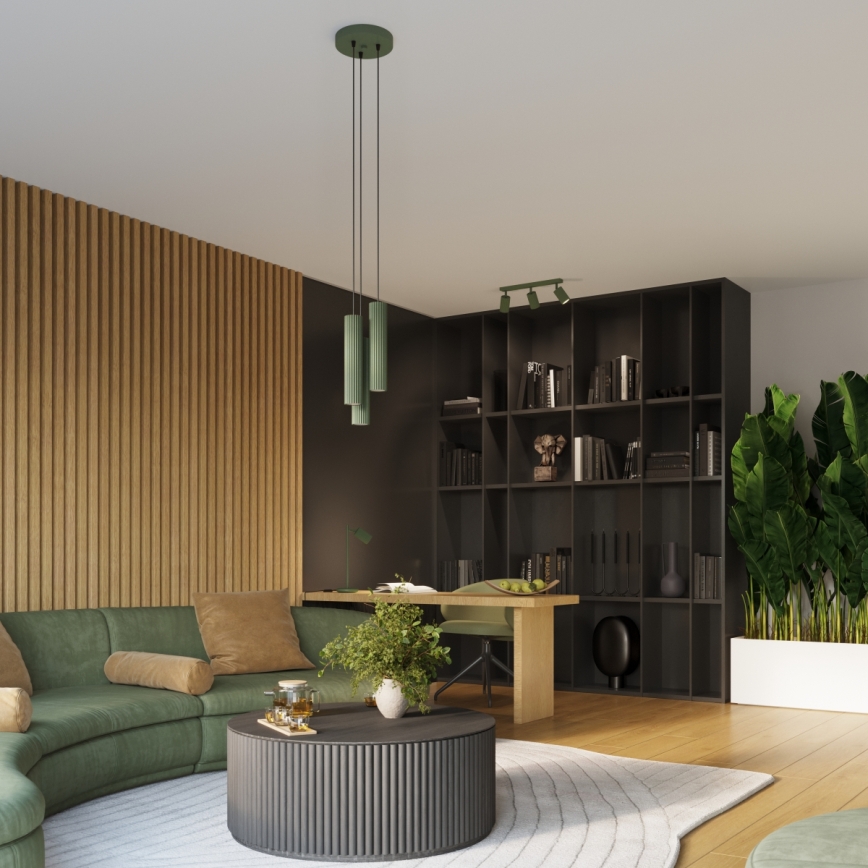 Brilagi - LED bodové svietidlo CRESTO 3xGU10/10W/230V zelené