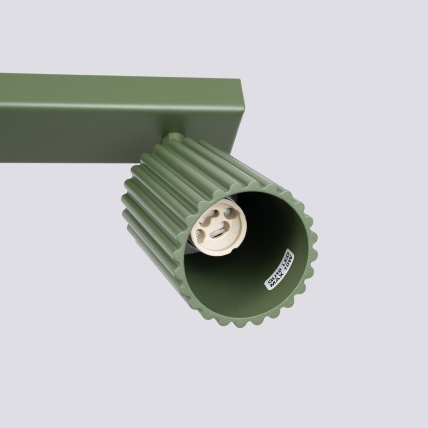 Brilagi - LED bodové svietidlo CRESTO 3xGU10/10W/230V zelené
