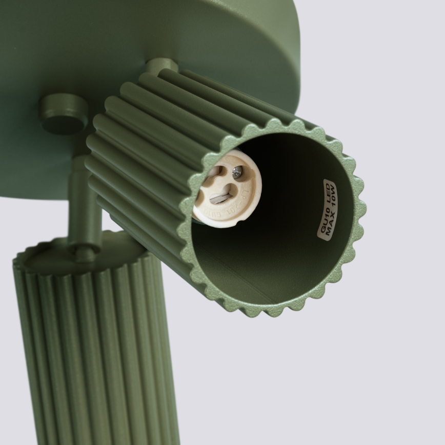 Brilagi - LED bodové svietidlo CRESTO 3xGU10/10W/230V zelené