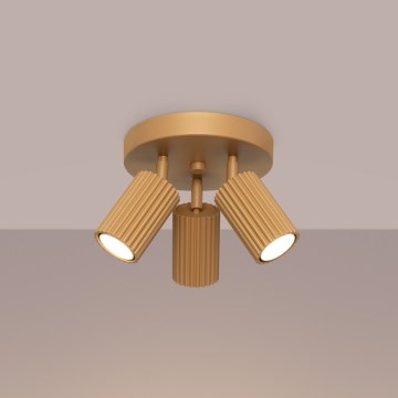 Brilagi - LED bodové svietidlo CRESTO 3xGU10/10W/230V zlaté