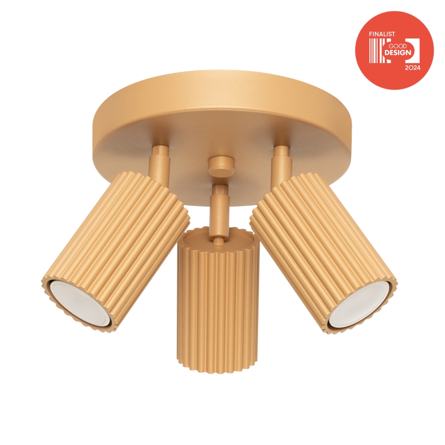 Brilagi - LED bodové svietidlo CRESTO 3xGU10/10W/230V zlaté