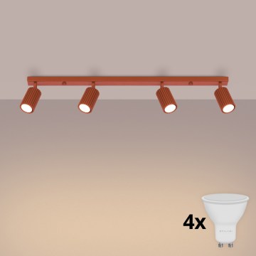BRILAGI - LED bodové svietidlo CRESTO 4xGU10/10W/230V oranžové