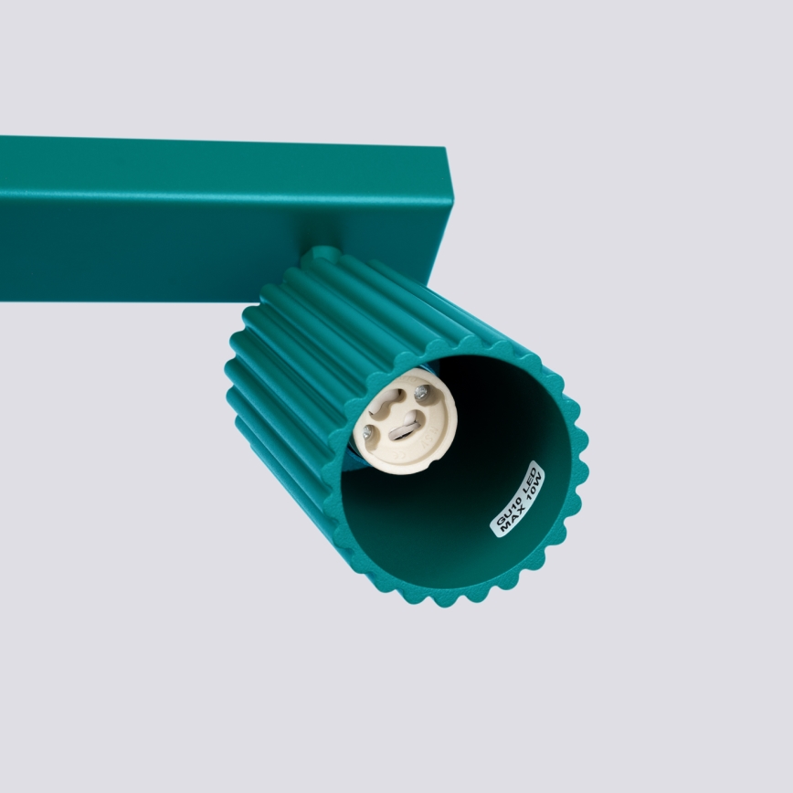 Brilagi - LED bodové svietidlo CRESTO 4xGU10/10W/230V tyrkysové