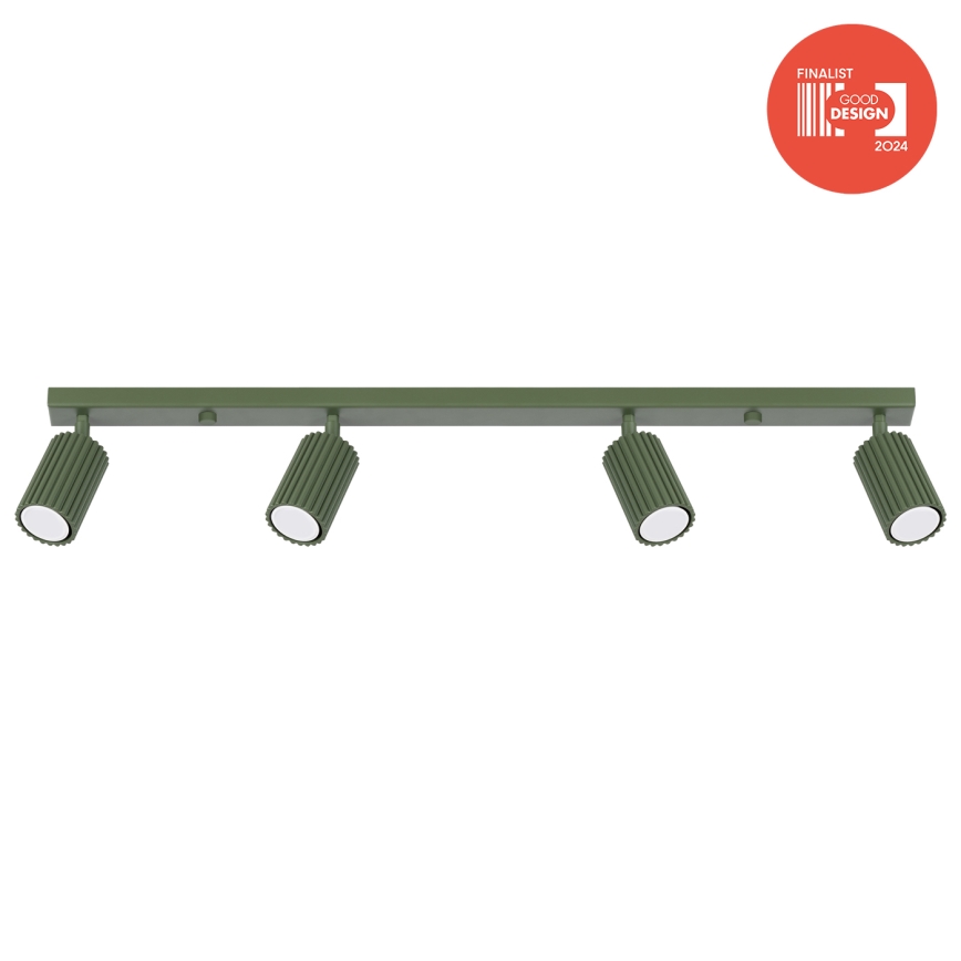 Brilagi - LED bodové svietidlo CRESTO 4xGU10/10W/230V zelené