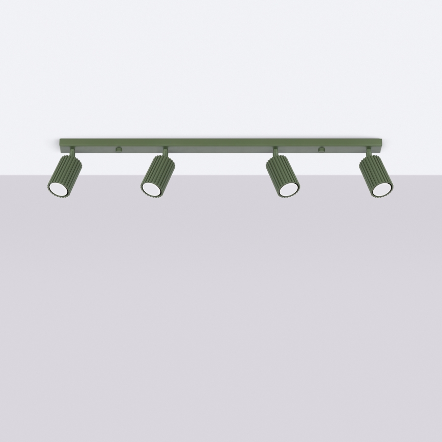 Brilagi - LED bodové svietidlo CRESTO 4xGU10/10W/230V zelené