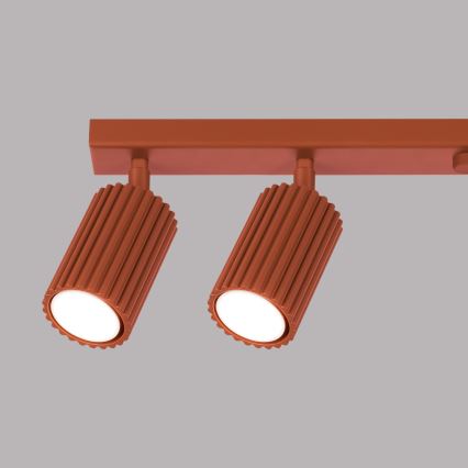 Brilagi - LED bodové svietidlo CRESTO 6xGU10/10W/230V červené