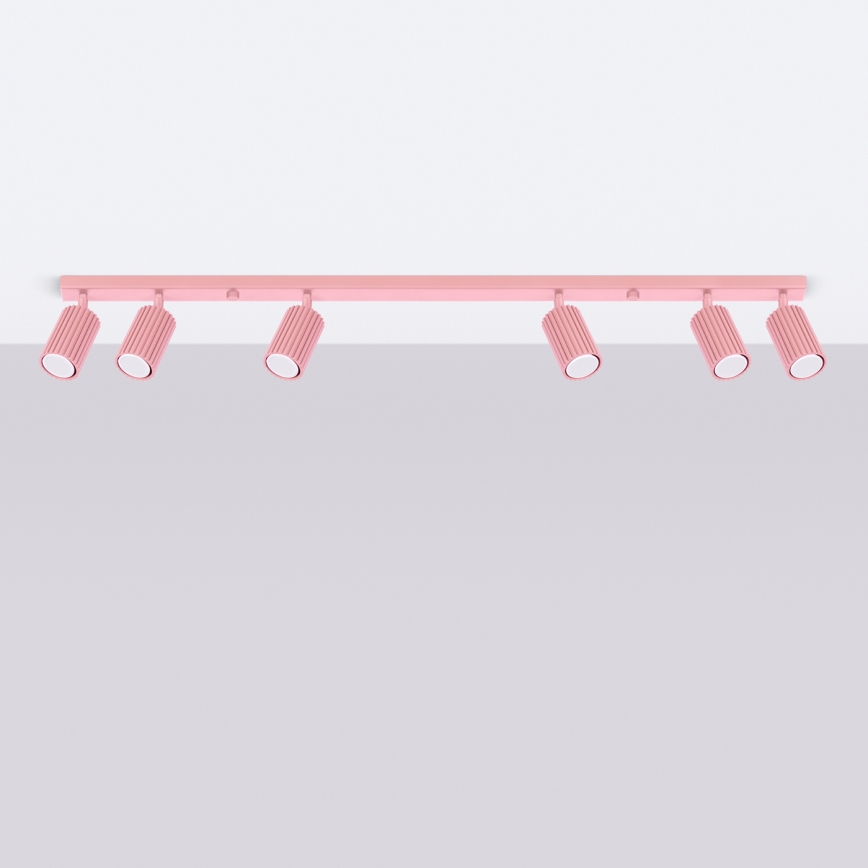 Brilagi - LED Bodové svietidlo CRESTO 6xGU10/10W/230V ružová