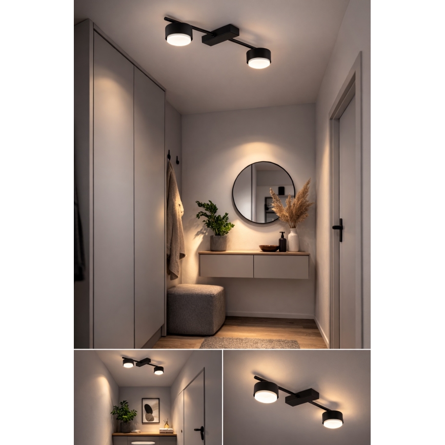 Brilagi - LED bodové svietidlo MONO 2xGX53/12W/230V čierne