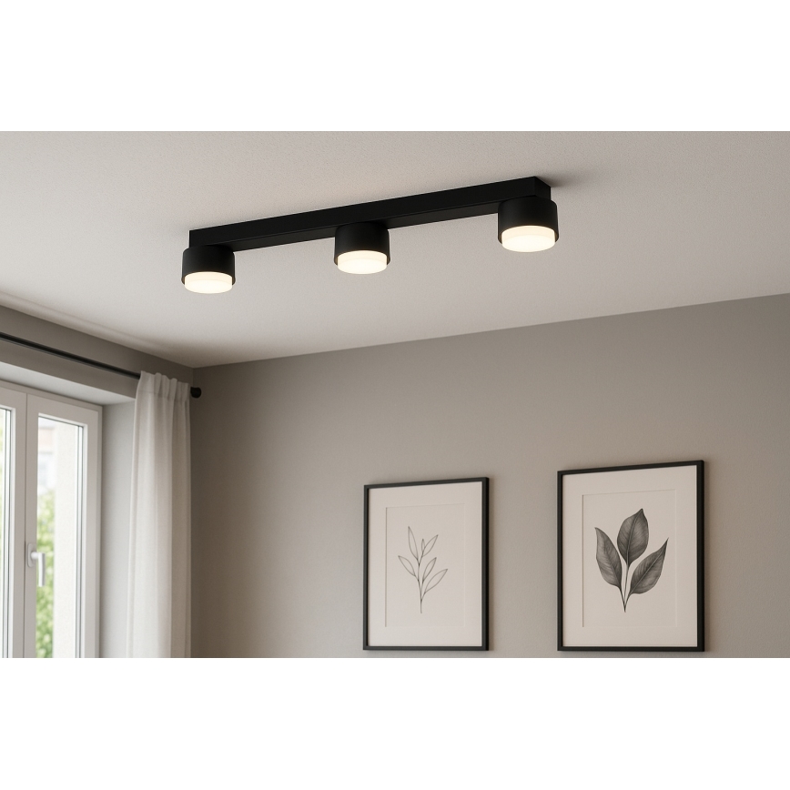 Brilagi - LED bodové svietidlo MONO 3xGX53/12W/230V čierna