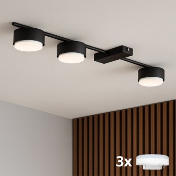 Brilagi - LED bodové svietidlo MONO 3xGX53/12W/230V čierne