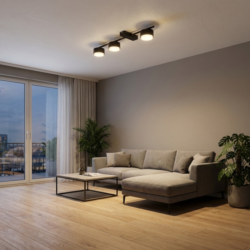 Brilagi - LED bodové svietidlo MONO 3xGX53/12W/230V čierne
