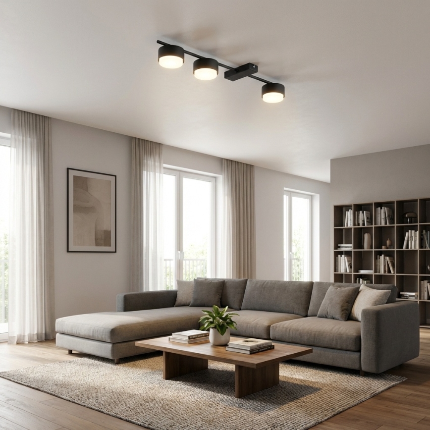 Brilagi - LED bodové svietidlo MONO 3xGX53/12W/230V čierne