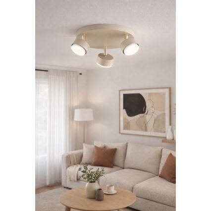 Brilagi - LED Bodové svietidlo MONO 3xGX53/30W/230V béžová/zlatá