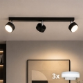 BRILAGI - LED bodové svietidlo MONO 3xGX53/30W/230V čierna