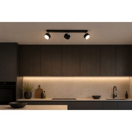 BRILAGI - LED bodové svietidlo MONO 3xGX53/30W/230V čierna