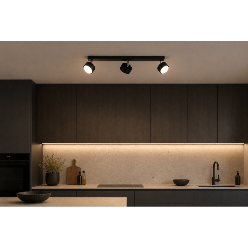 BRILAGI - LED bodové svietidlo MONO 3xGX53/30W/230V čierna