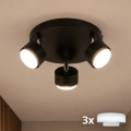 Brilagi - LED bodové svietidlo MONO 3xGX53/30W/230V čierne