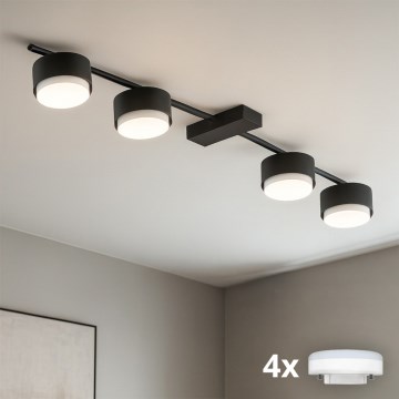 Brilagi - LED bodové svietidlo MONO 4xGX53/12W/230V čierna