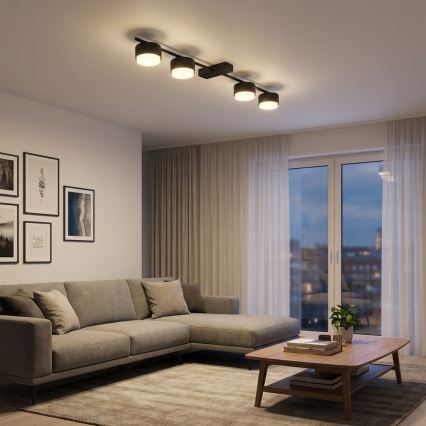 Brilagi - LED bodové svietidlo MONO 4xGX53/12W/230V čierna