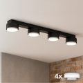 Brilagi - LED bodové svietidlo MONO 4xGX53/13W/230V čierne
