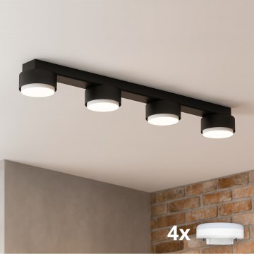 Brilagi - LED bodové svietidlo MONO 4xGX53/30W/230V čierne