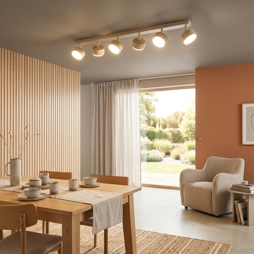 Brilagi - LED Bodové svietidlo MONO 6xGX53/30W/230V béžová/zlatá