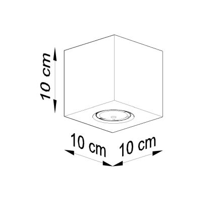 Brilagi -  LED Bodové svietidlo MURO 1xGU10/7W/230V betón