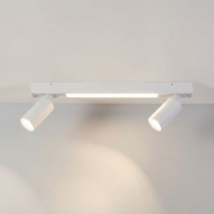 Brilagi - LED Bodové svietidlo SELE 2xGU10/30W/230V + LED/15W biela