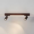 BRILAGI - LED bodové svietidlo SELE 2xGU10/30W/230V + LED/15W čierna/dekor čerešne