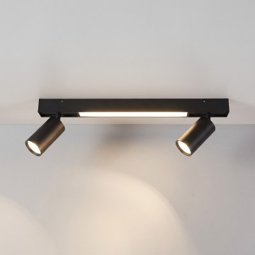 Brilagi - LED bodové svietidlo SELE 2xGU10/30W/230V + LED/15W čierna