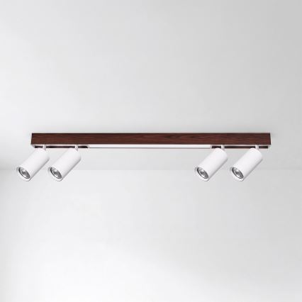 BRILAGI - LED Bodové svietidlo SELE 4xGU10/30W/230V + LED/20W biela/dekor čerešne